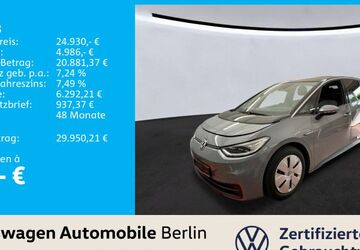 VW ID.3 37.720 km 24.930 &euro; Berlin 12681
