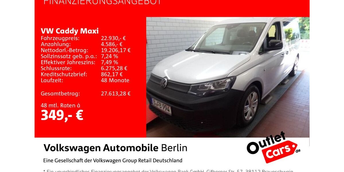 VW Caddy Maxi 102.470 km 22.930 &euro; Berlin 12681