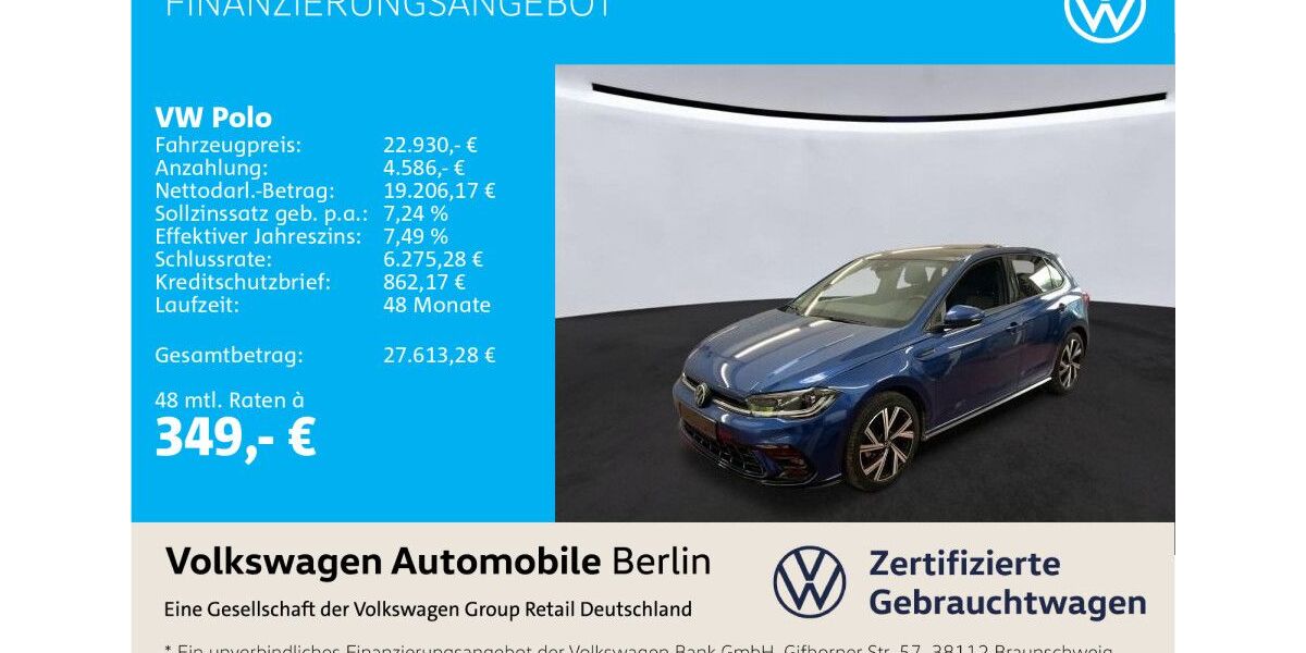 VW Polo 25.220 km 22.930 &euro; Berlin 12681