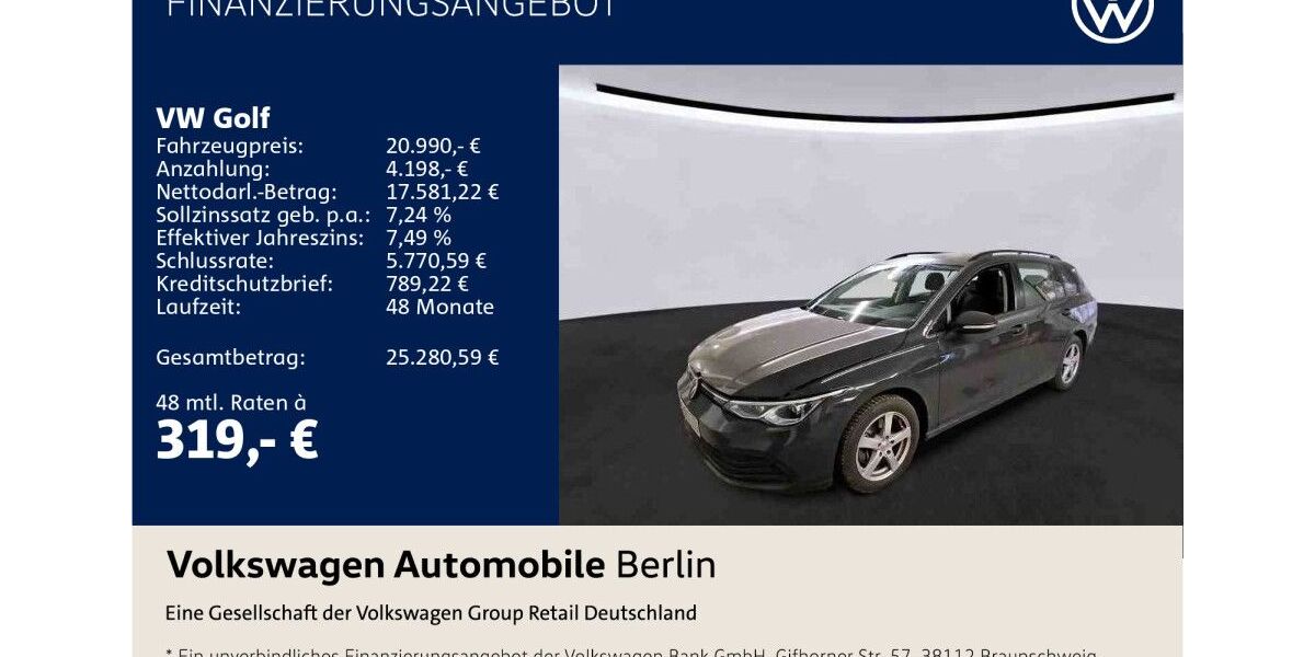 VW Golf 70.755 km 20.990 &euro; Berlin 12681