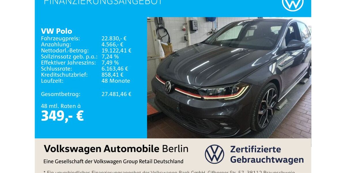 VW Polo 53.550 km 22.830 &euro; Berlin 12681
