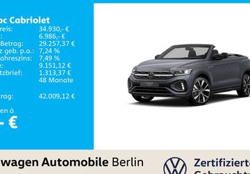 VW T-Roc 8.100 km 34.223 &euro; Berlin 12681