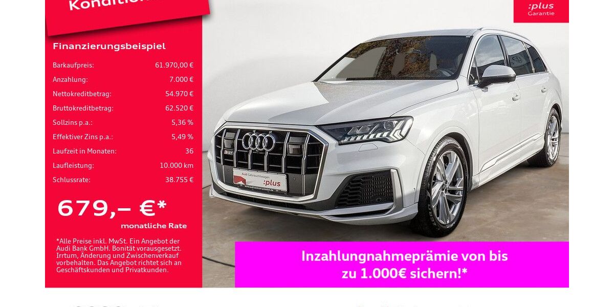 Audi SQ7 77.108 km 61.970 &euro; Potsdam 14482
